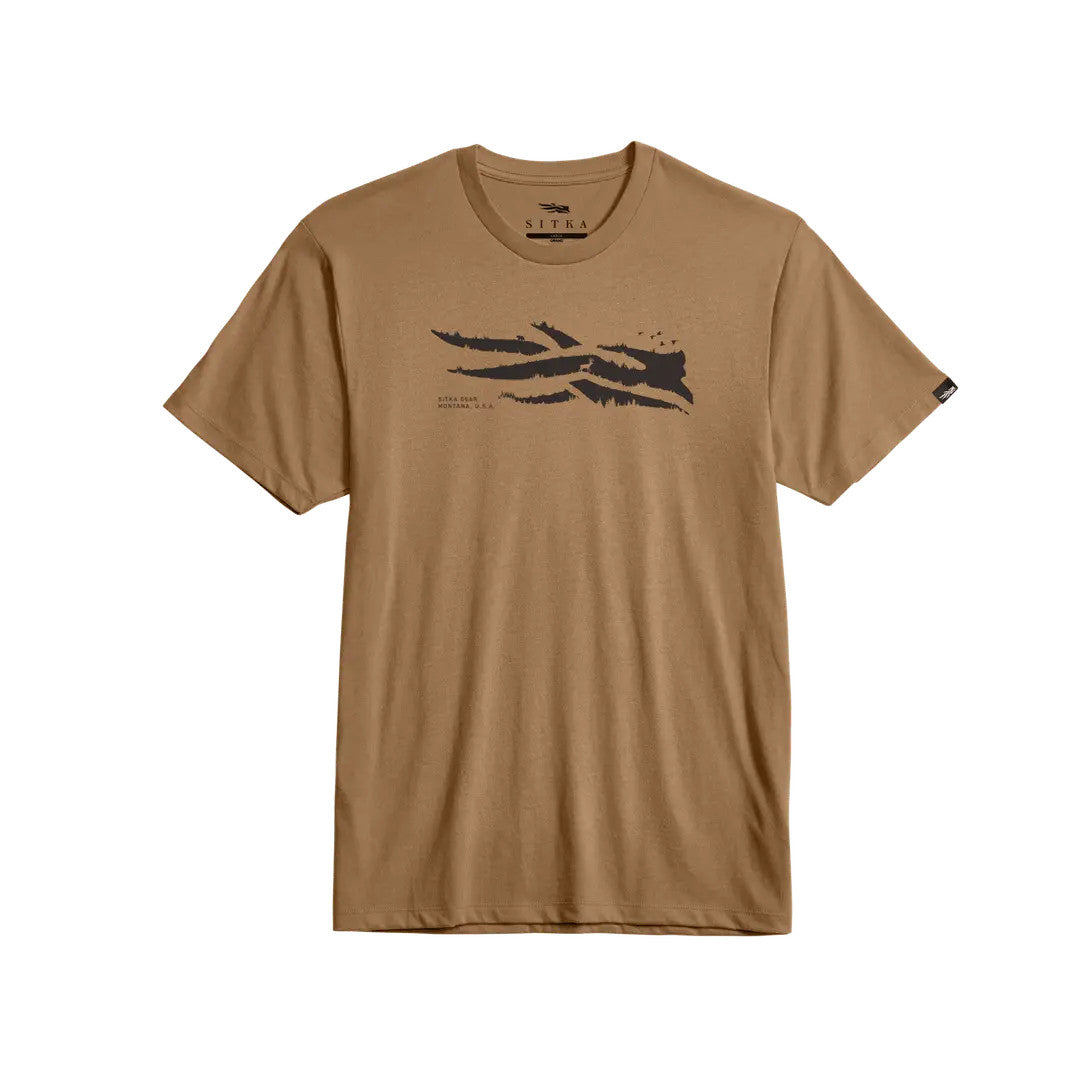 Sitka Men's Wild Icon Tee - Sequoia Brown