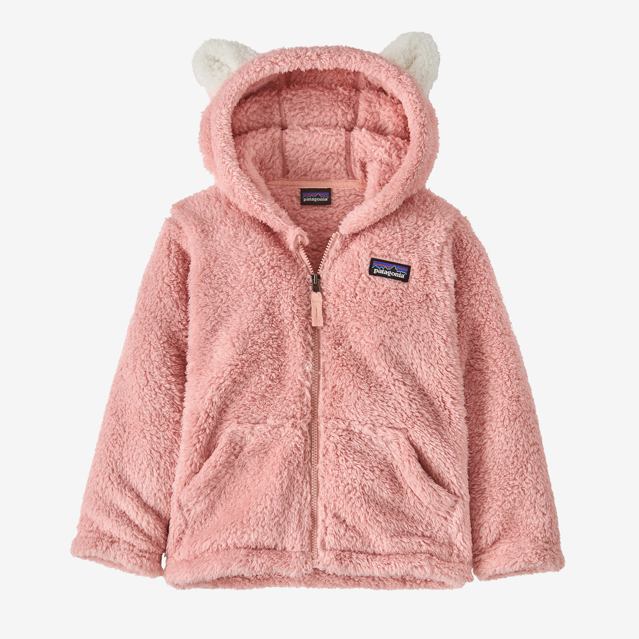 Patagonia Baby Fury Friends Fleece Hoody - Mallow Pink