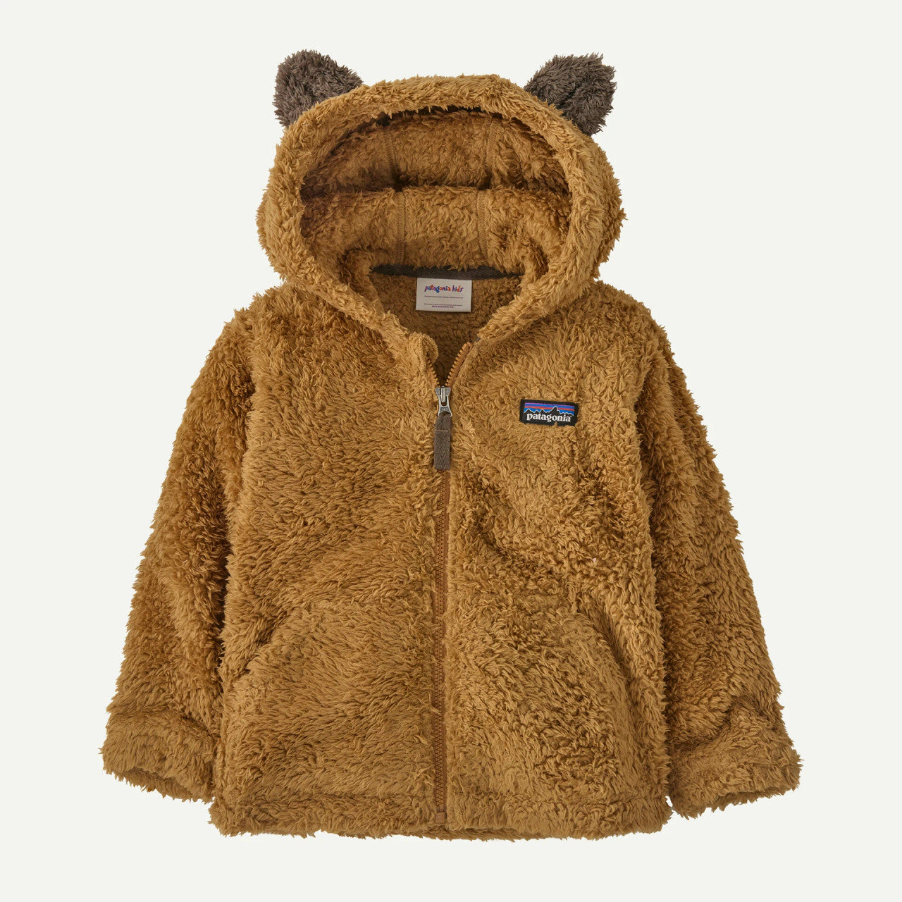 Patagonia Baby Furry Friends Fleece Hoody - Nest Brown