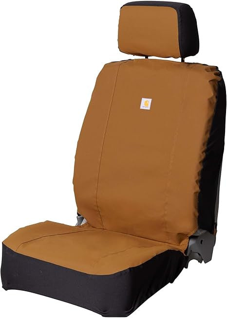 Carhartt 700D Nylon Canvas Fitted Bucket Seat Cover - Carhartt Brown