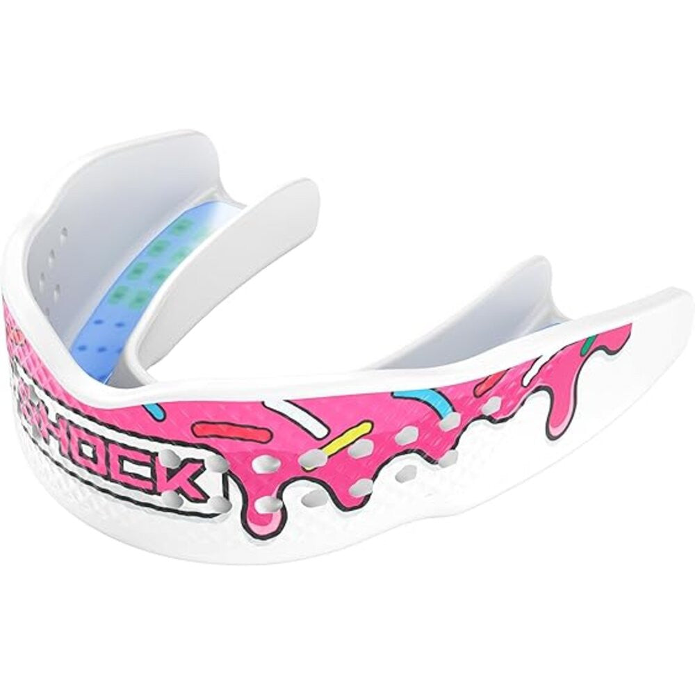 Shock Doctor Trash Talker Mouthguard - White/Pink Sprinkles