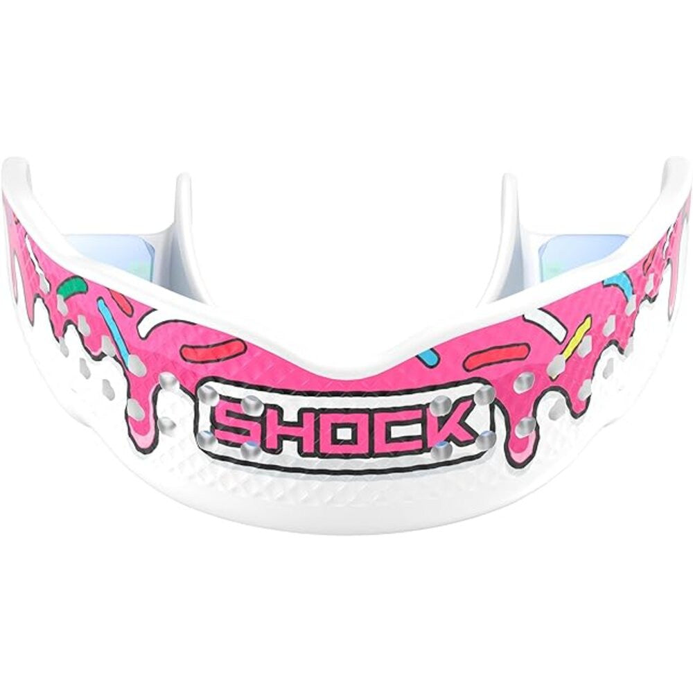 Shock Doctor Trash Talker Mouthguard - White/Pink Sprinkles
