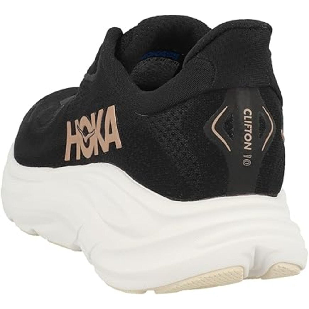 Hoka Women's Clifton 10-Black/Rose Gold