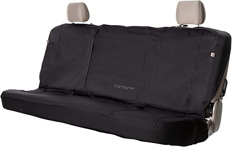 Carhartt 700D Nylon Duck Canvas Automotive Bench Seat Cover - Black