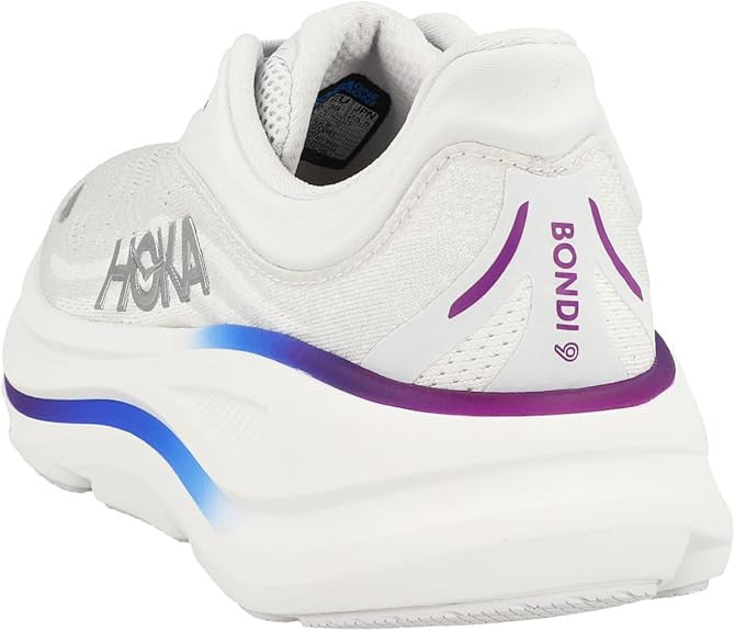 Hoka Women's Bondi 9-Cosmic Grey/White