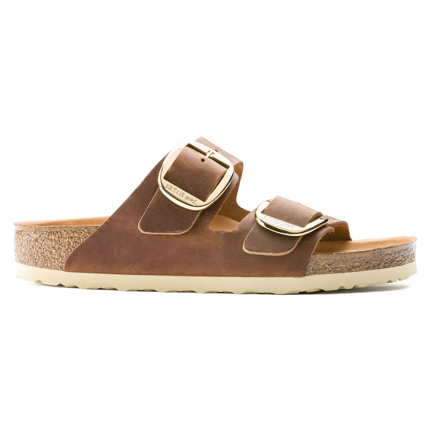 Birkenstock Arizona Big Buckle Oiled Leather - Cognac