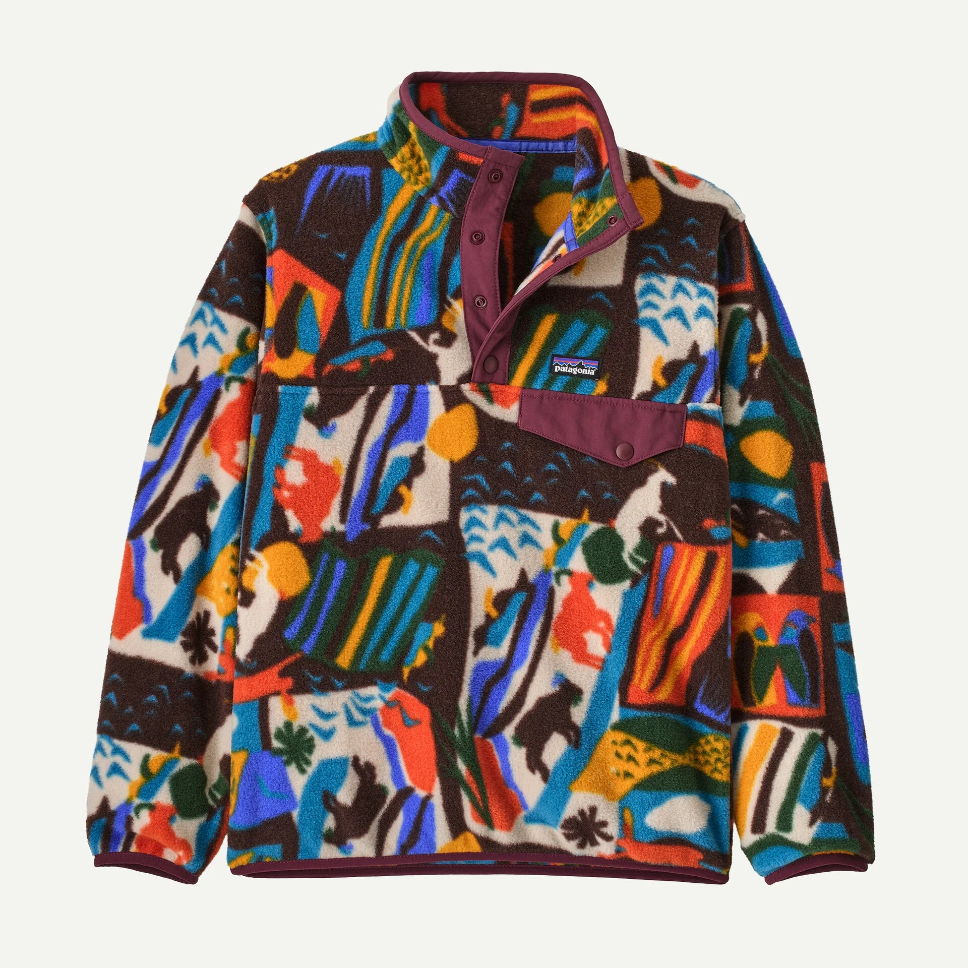 Patagonia Kids Lightweight Synchilla Snap-T Fleece Pullover