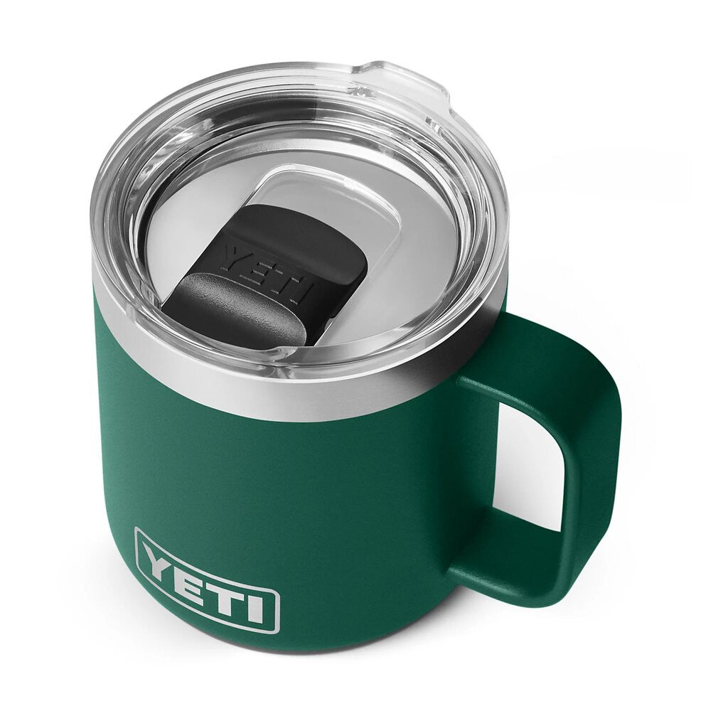 Yeti Rambler 10oz Stackable Mug - Black Forest Green