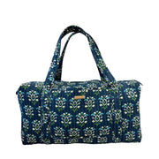 Laura Park Rosemary Indigo Quilted Signature Duffle Bag