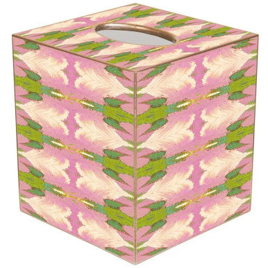 Laura Park Cabana Pink Tissue Box Cover