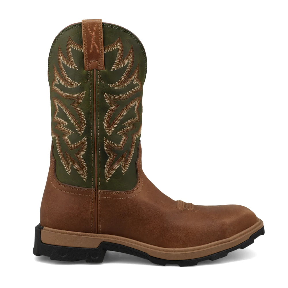 Twisted X Men's 11" UltraLite X Work Boot - Green