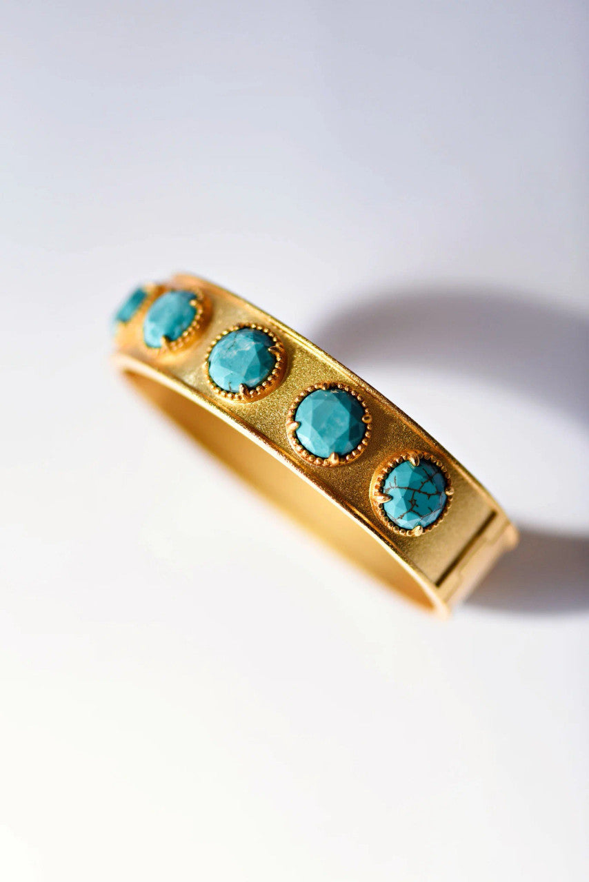 Tatum James Turquoise Clara Bangle