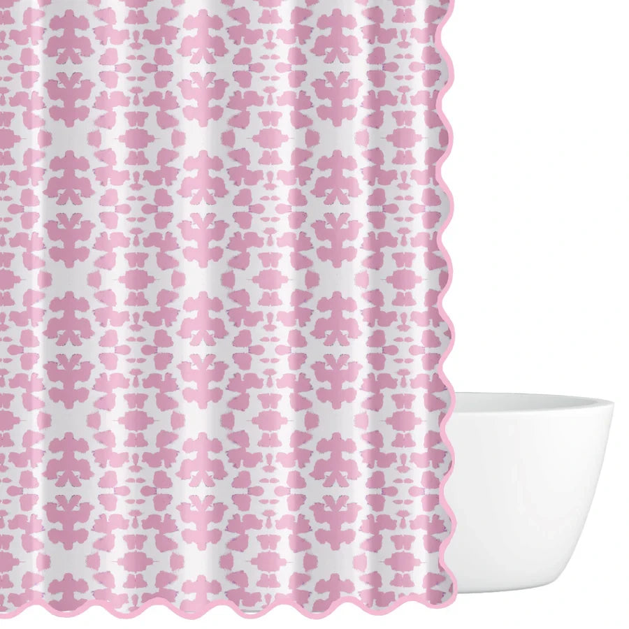 Laura Park Chintz Pink Shower Curtain