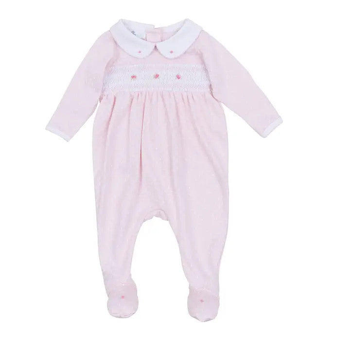 Magnolia Baby Mia's Classics Smocked Footie - Pink