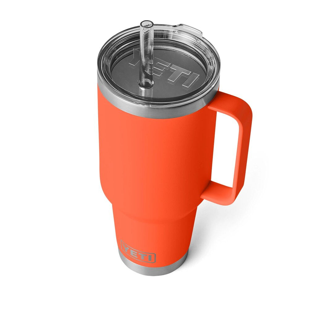 Yeti Rambler 42oz Straw Mug - Papaya