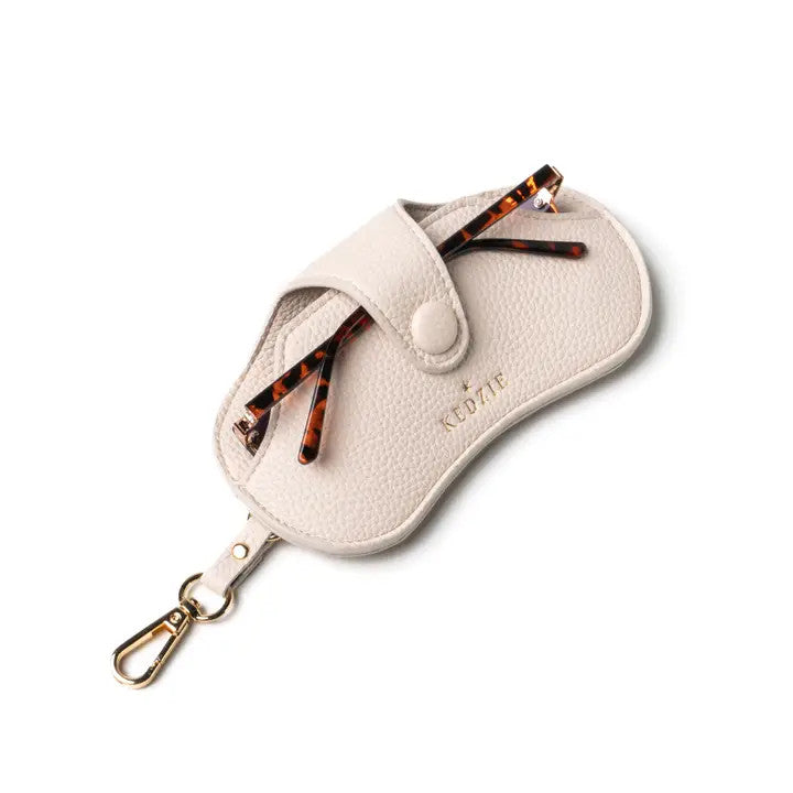 Kedzie Eclipse Eyewear Case - Bone
