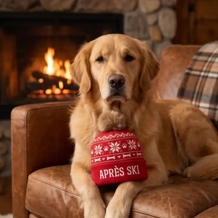 Haute Diggity Dog Apres Ski Pom Pom Hat
