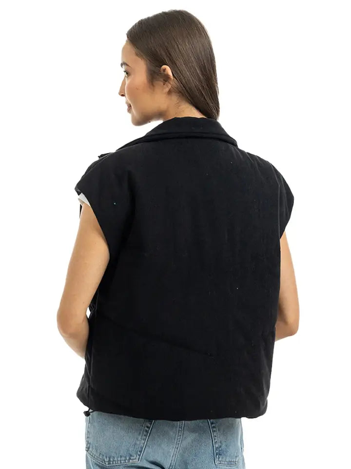 Katydid Women's Corduroy Puffer Vest