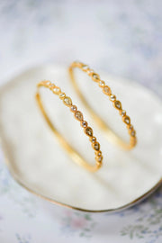 Tatum James CZ Catherine Hoops