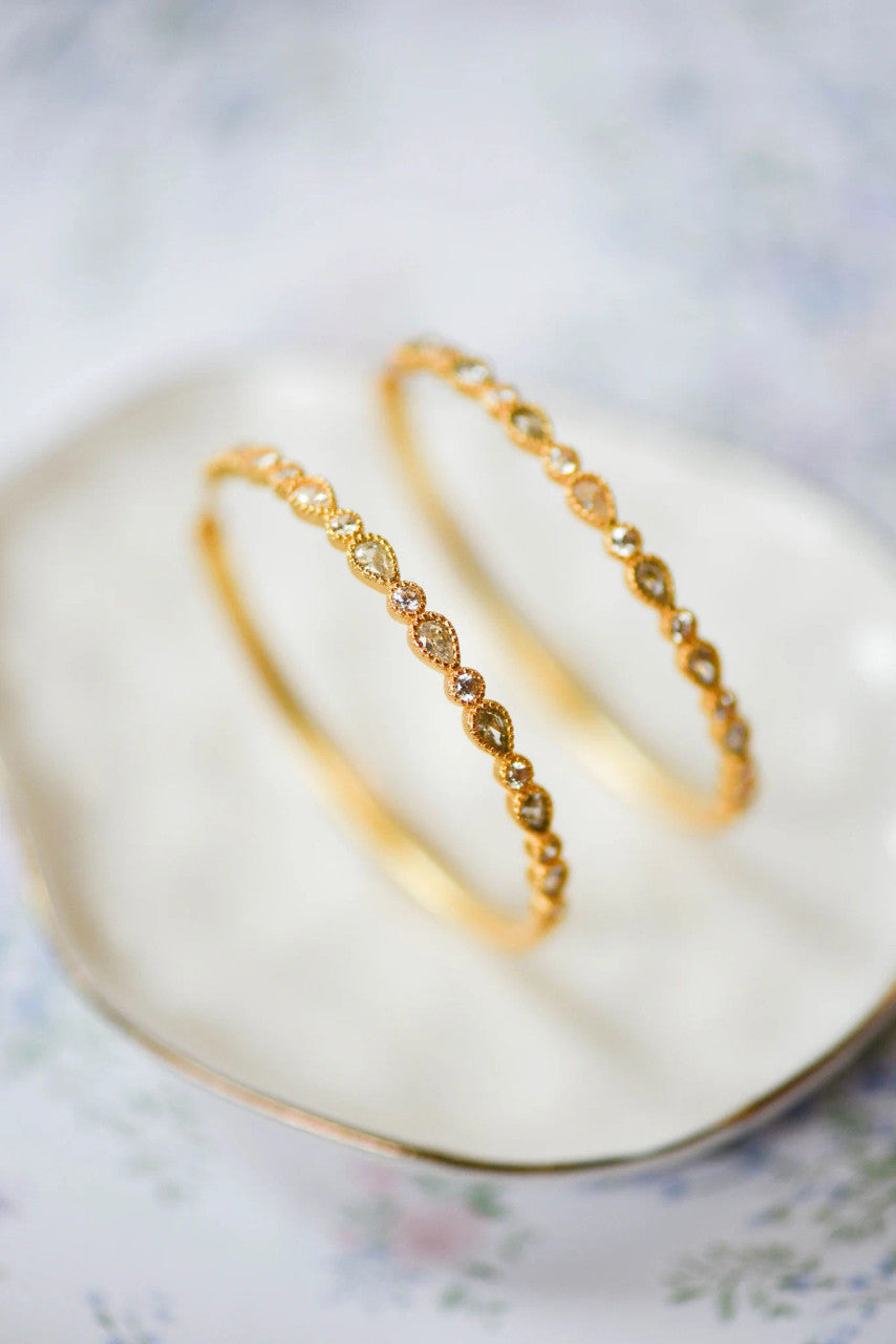 Tatum James CZ Catherine Hoops