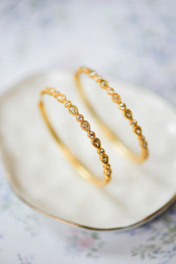 Tatum James CZ Catherine Hoops