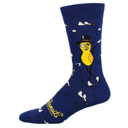 Socksmith They Call Me Mr. Peanut Cotton Crew - Navy