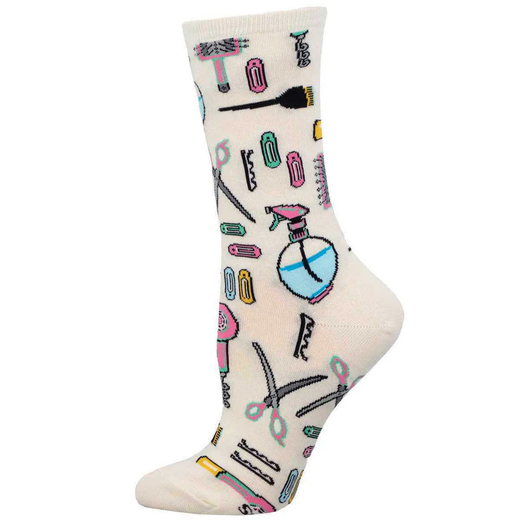 Socksmith Women's Hair Salon Cotton Crew