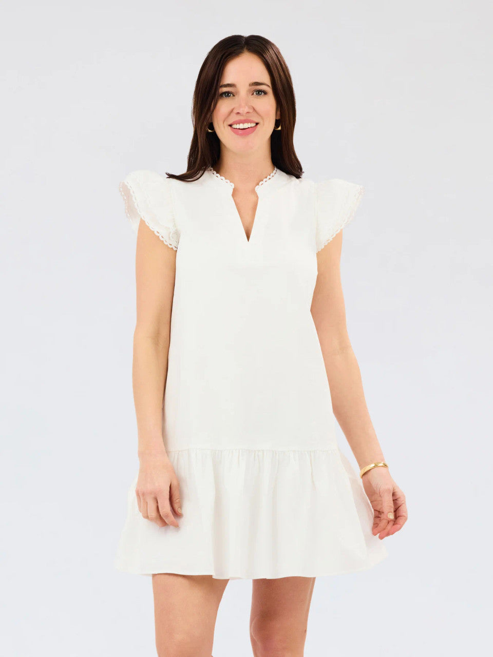 Mary Square Women's Sierra Dress - White