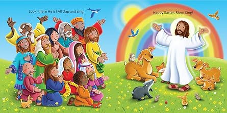 Happy Easter Risen King!: An Early Learning Board Book of Colors