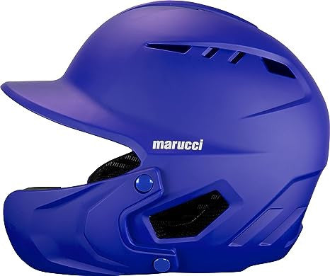 Marucci Duravent Batting Helmet with Jaw Guard - Royal Blue