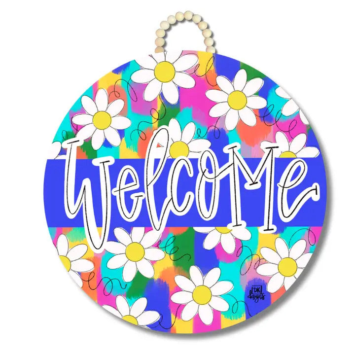 DK Designs Happy Daisies Door Hanger