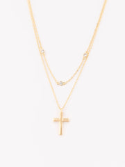 Michelle McDowell Iris Cross Necklace