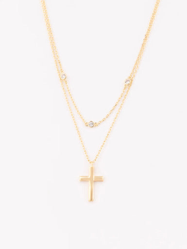 Michelle McDowell Iris Cross Necklace