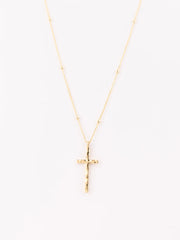 Michelle McDowell Hariette Cross Necklace