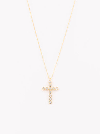 Michelle McDowell Delphine Cross Necklace