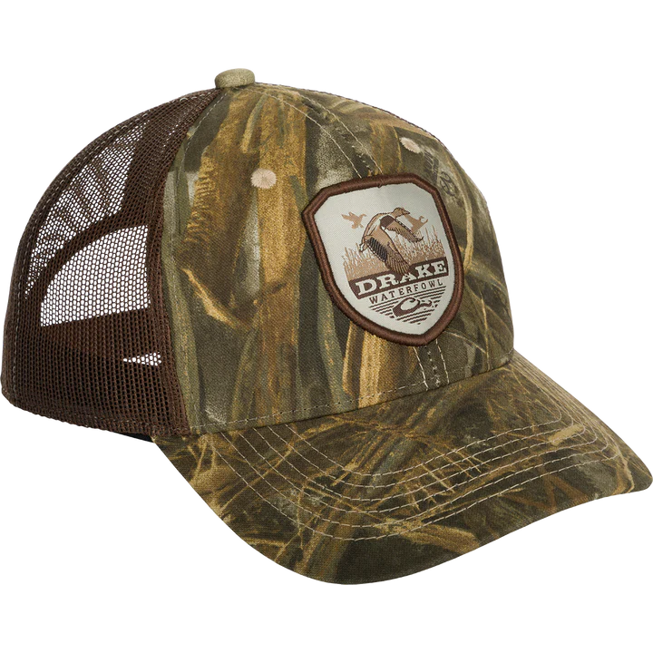 Drake Waterfowl Vintage Badge Mesh Back Cap