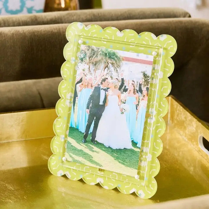 Laura Park Dorset Garden Green Acrylic 5x7 Picture Frame