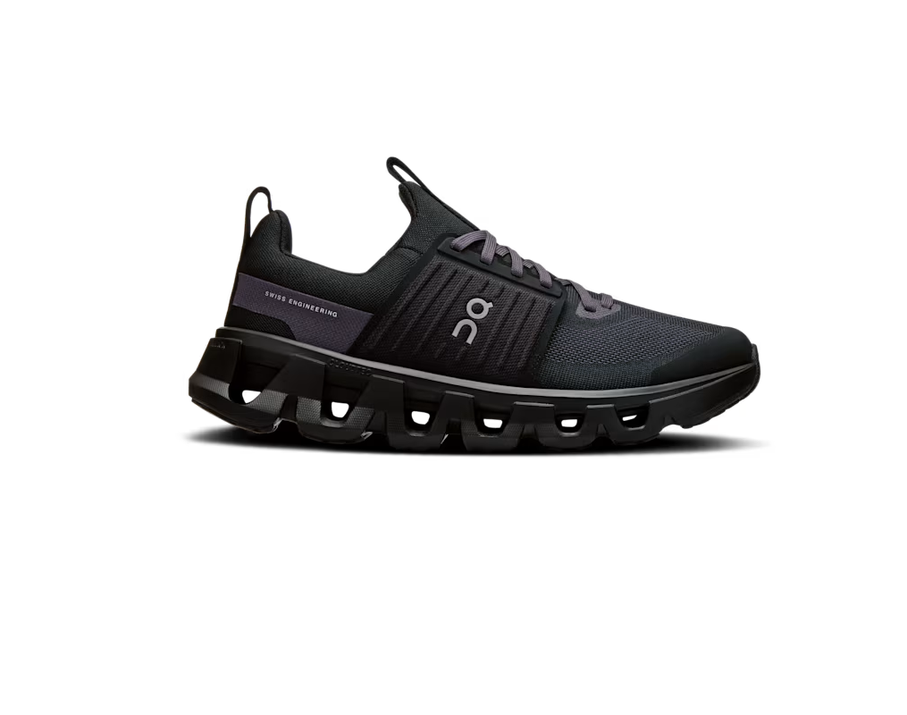 On Cloudswift Youth Running Shoes - Black / Eclipse