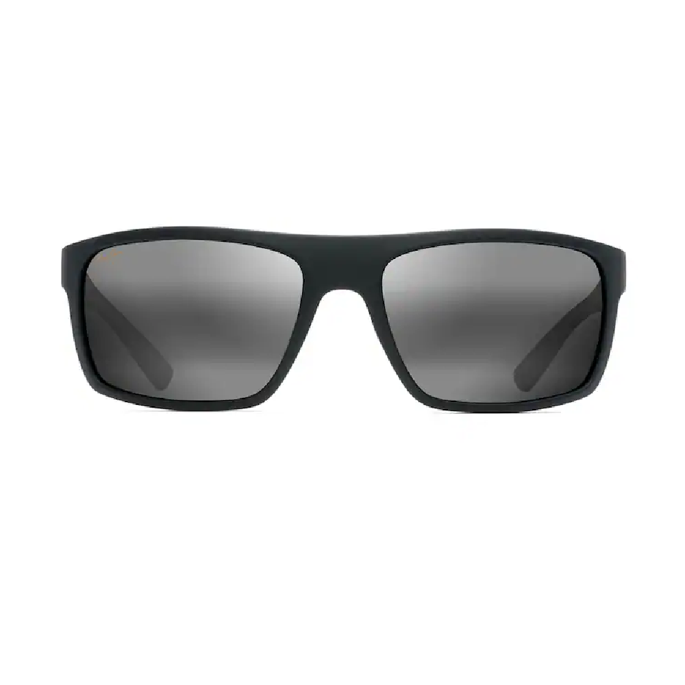 Maui Jim Byron Bay Polarized Sunglasses – Matte Black Rubber Frame/Neutral Grey