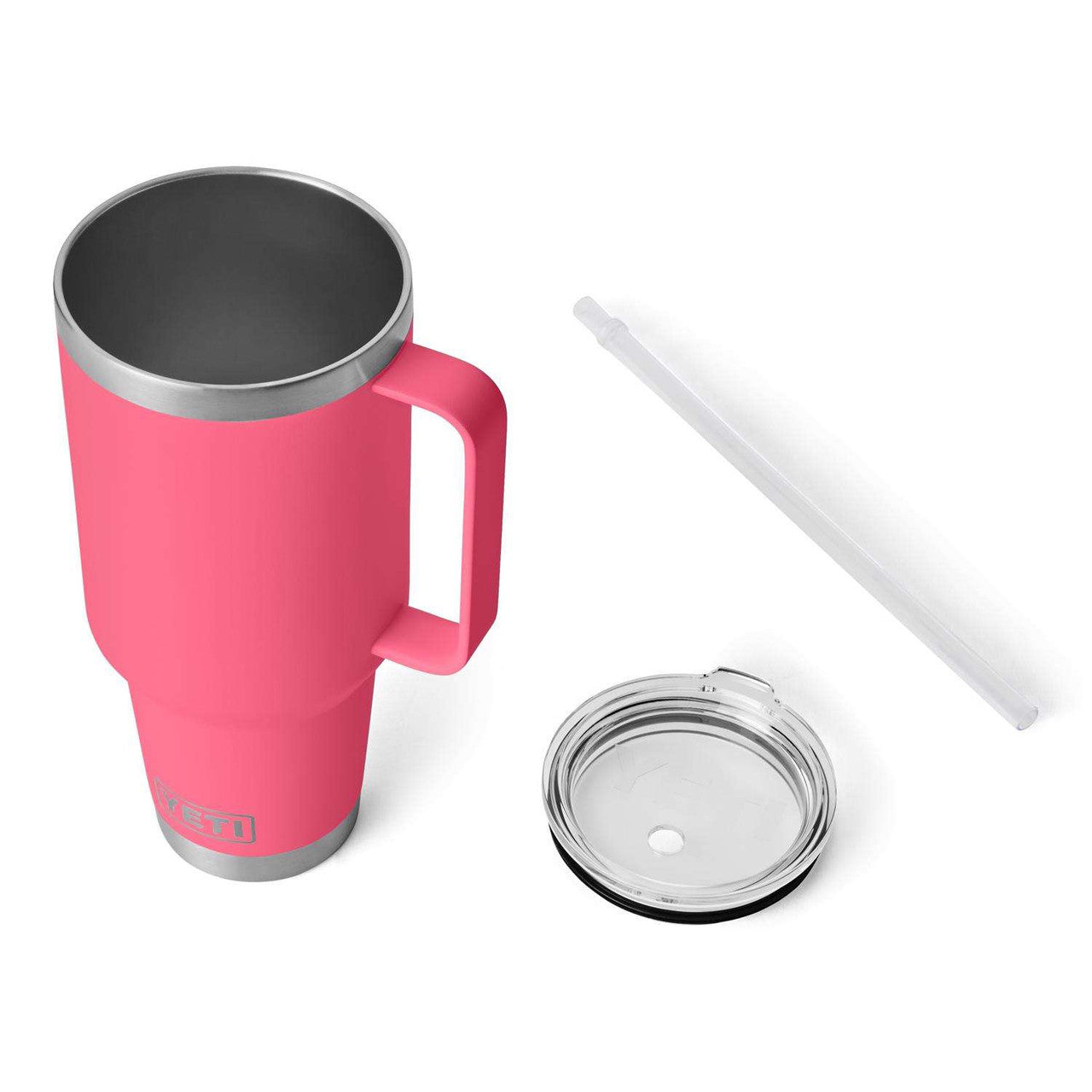 YETI Rambler 42 oz Tropical Pink BPA Free Straw Mug