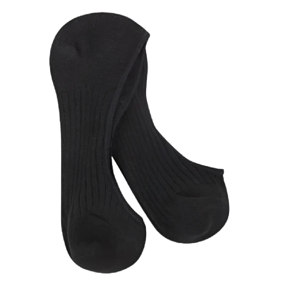 World’s Softest Weekend Liner No-Show Socks – Black