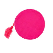 Jane Marie Hot Pink Velvet Jewelry Case