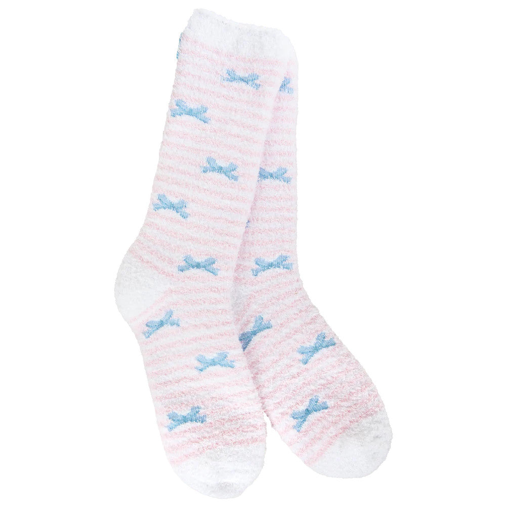 World’s Softest® Cozy Crew Ribbon Stripe Socks –