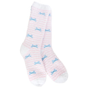 World’s Softest® Cozy Crew Ribbon Stripe Socks –