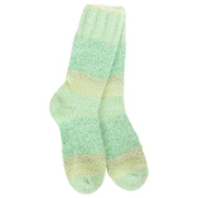World’s Softest Ombre Feather Crew Socks – Lemon Lime