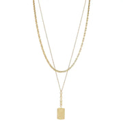 Jane Marie 16", 18" Set of 2, Chains & Y-Drop Necklace