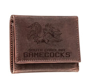 Evergreen University of South Carolina Tri-Fold Wallet - Brown