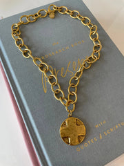 Cola Stacks Gold Lord's Prayer Necklace