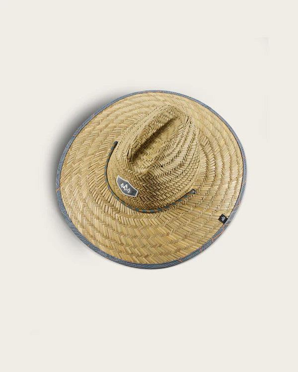 Hemlock Kids UPF 50+ Lifeguard Straw Hat - Nomad Blue