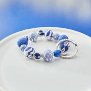 Jilzarah Santorini Small Bead Wrist Keychain